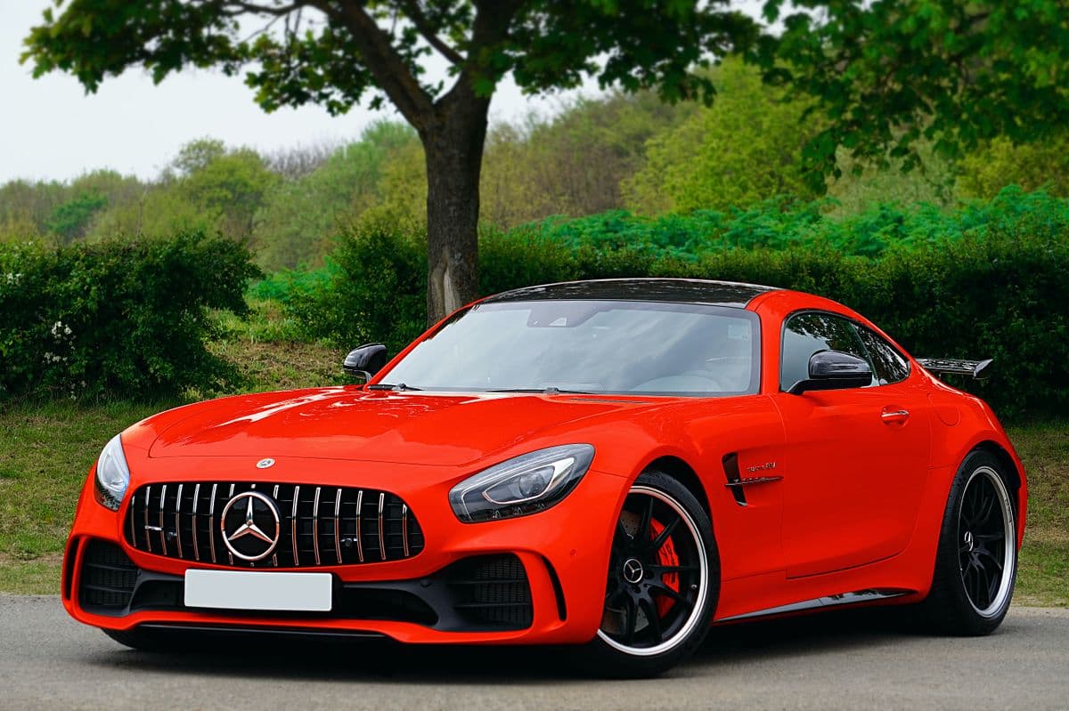 Sports coupe with a flawless, protected exterior finish