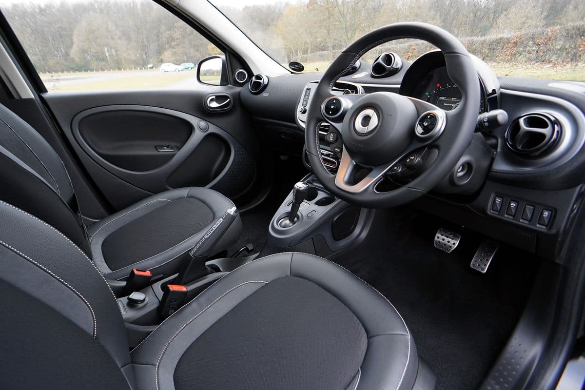 Dashboard, vents, and console detailed by hand